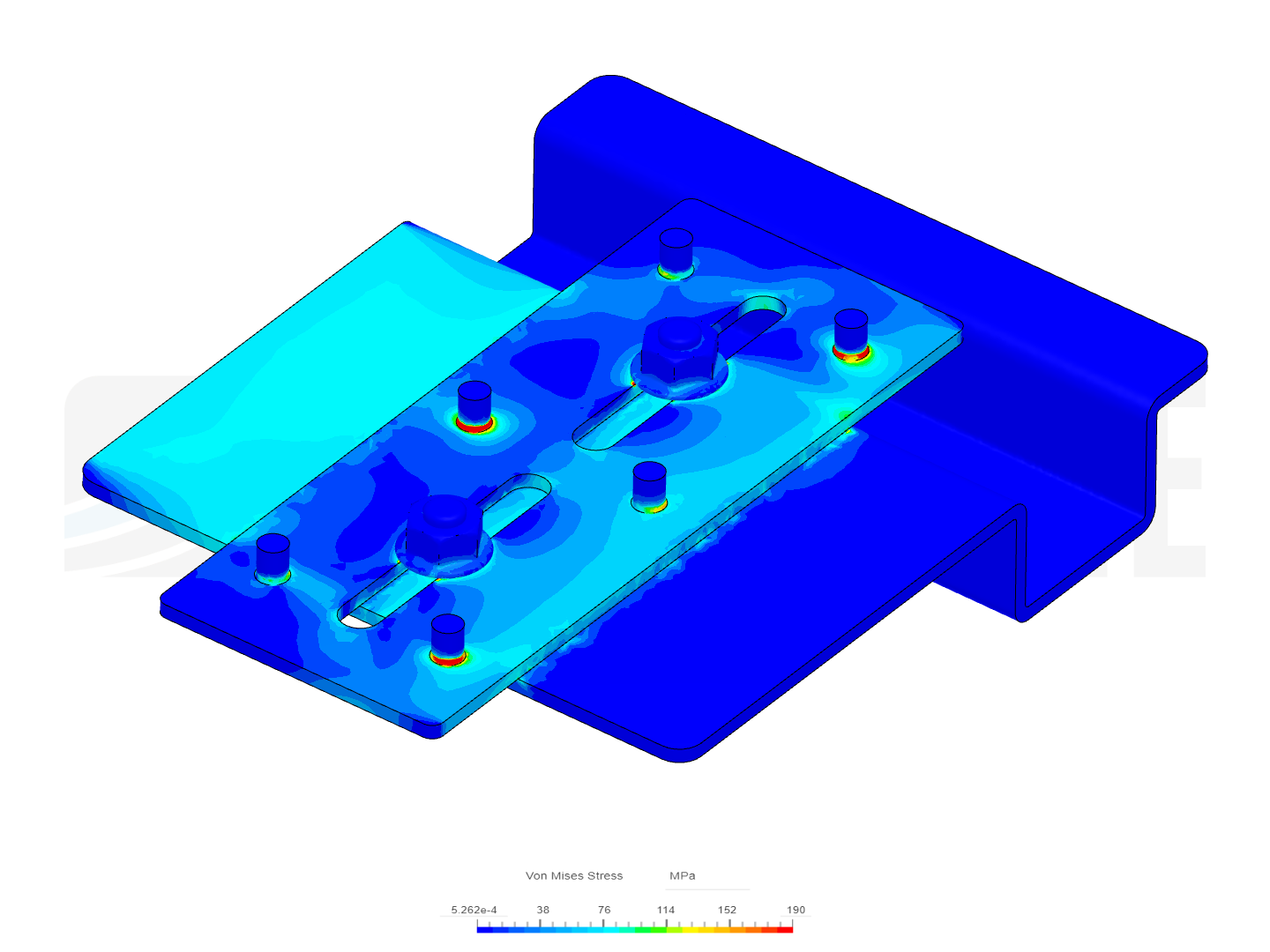 Bracket shear by 178e5bbdf5614c SimScale