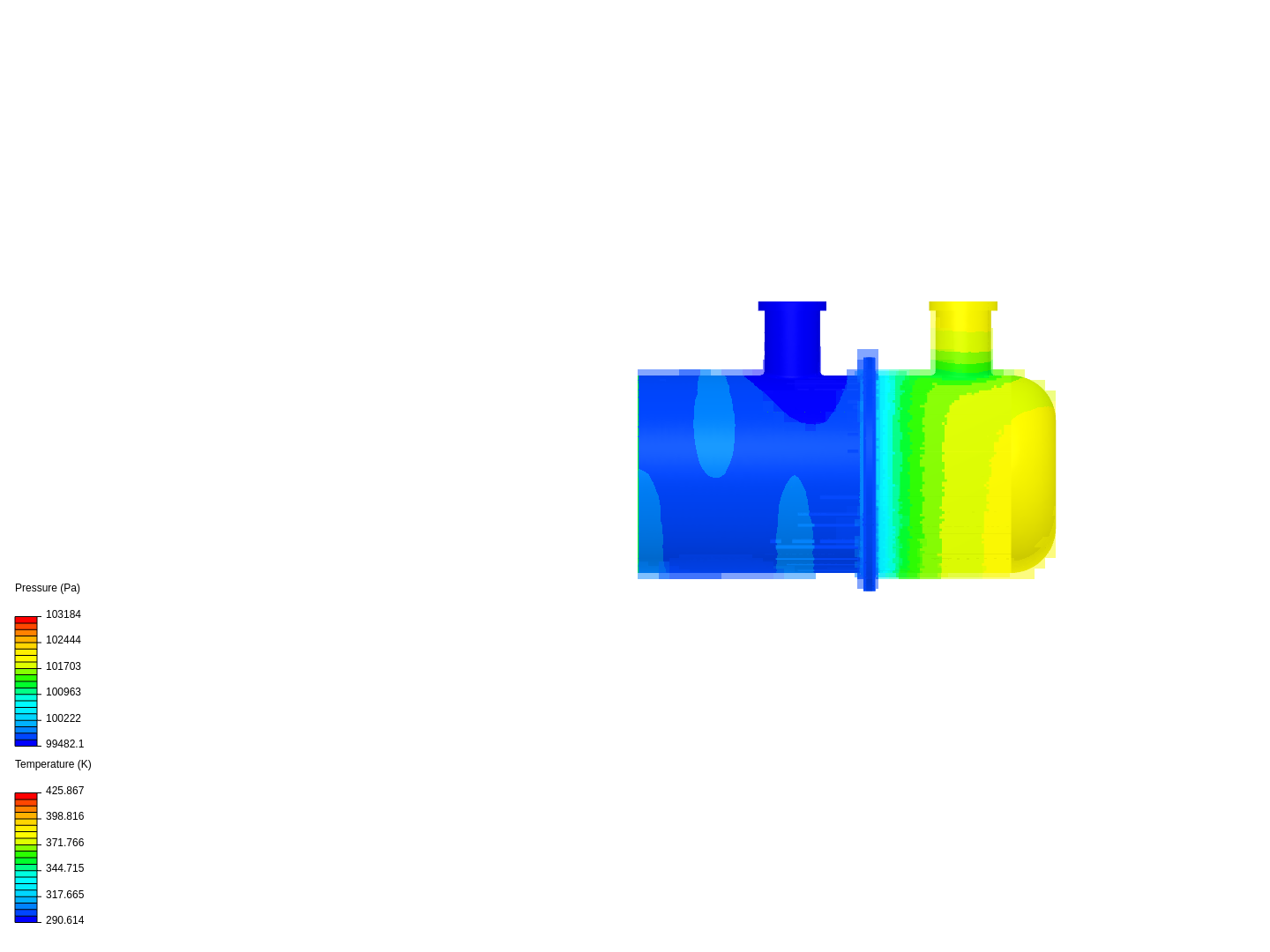 Fluid Flow Simulation Heat Exchanger image