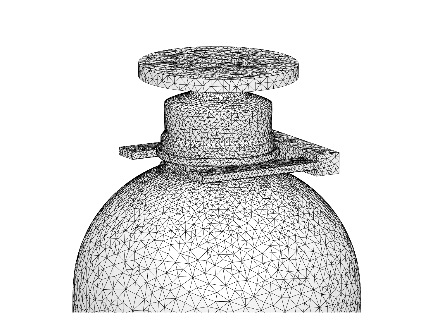 bottle neck remote displacement image