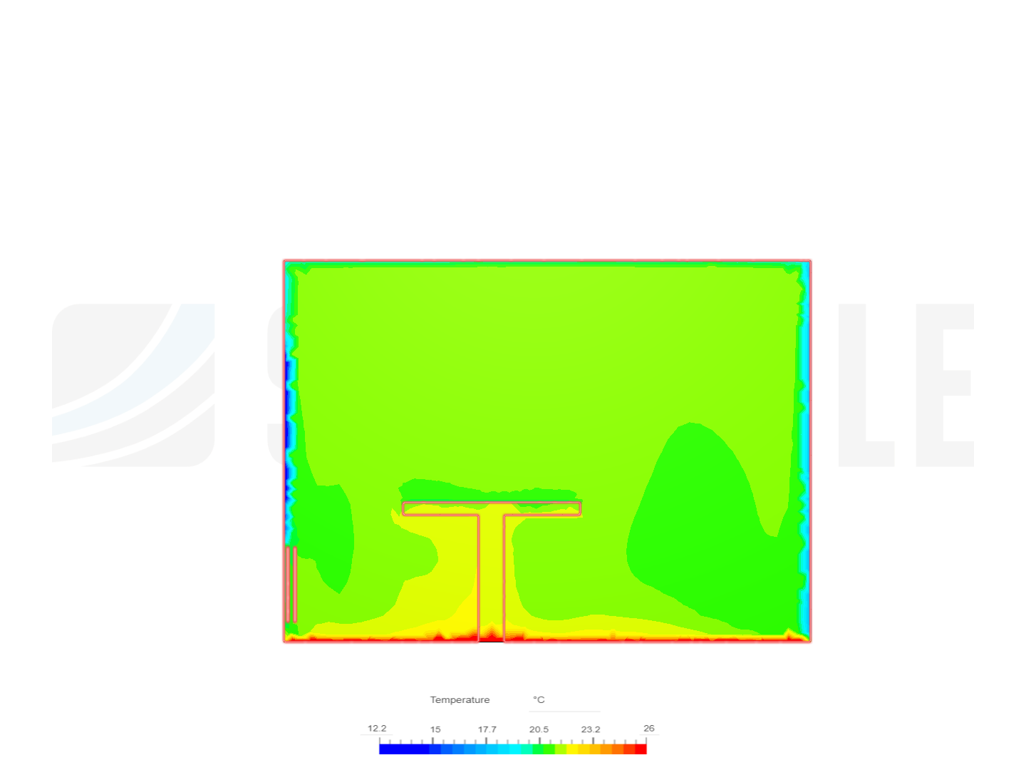 Room underfloor heating system image