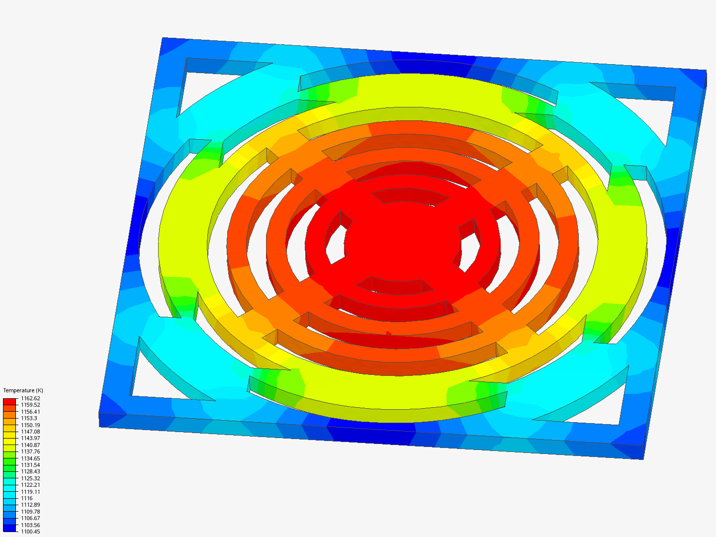 Stove Plate Heat Sim by AbhiramPutta | SimScale