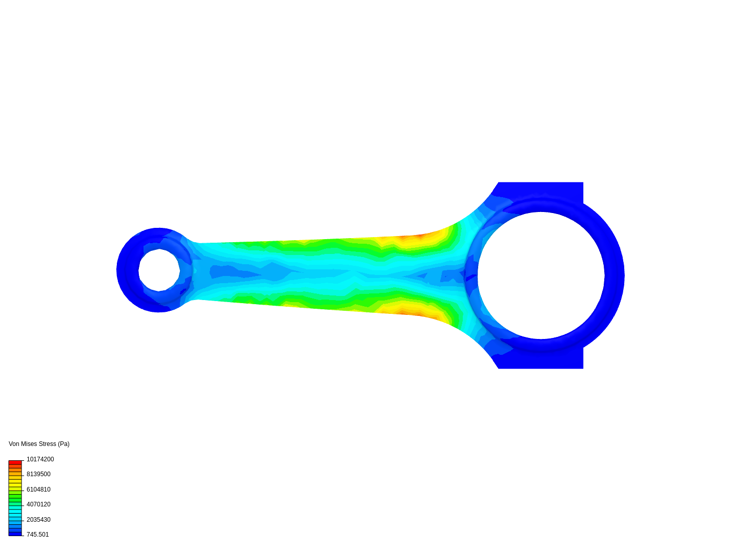 Tutorial 1 Connecting rod stress analysis by Aerohawks SimScale