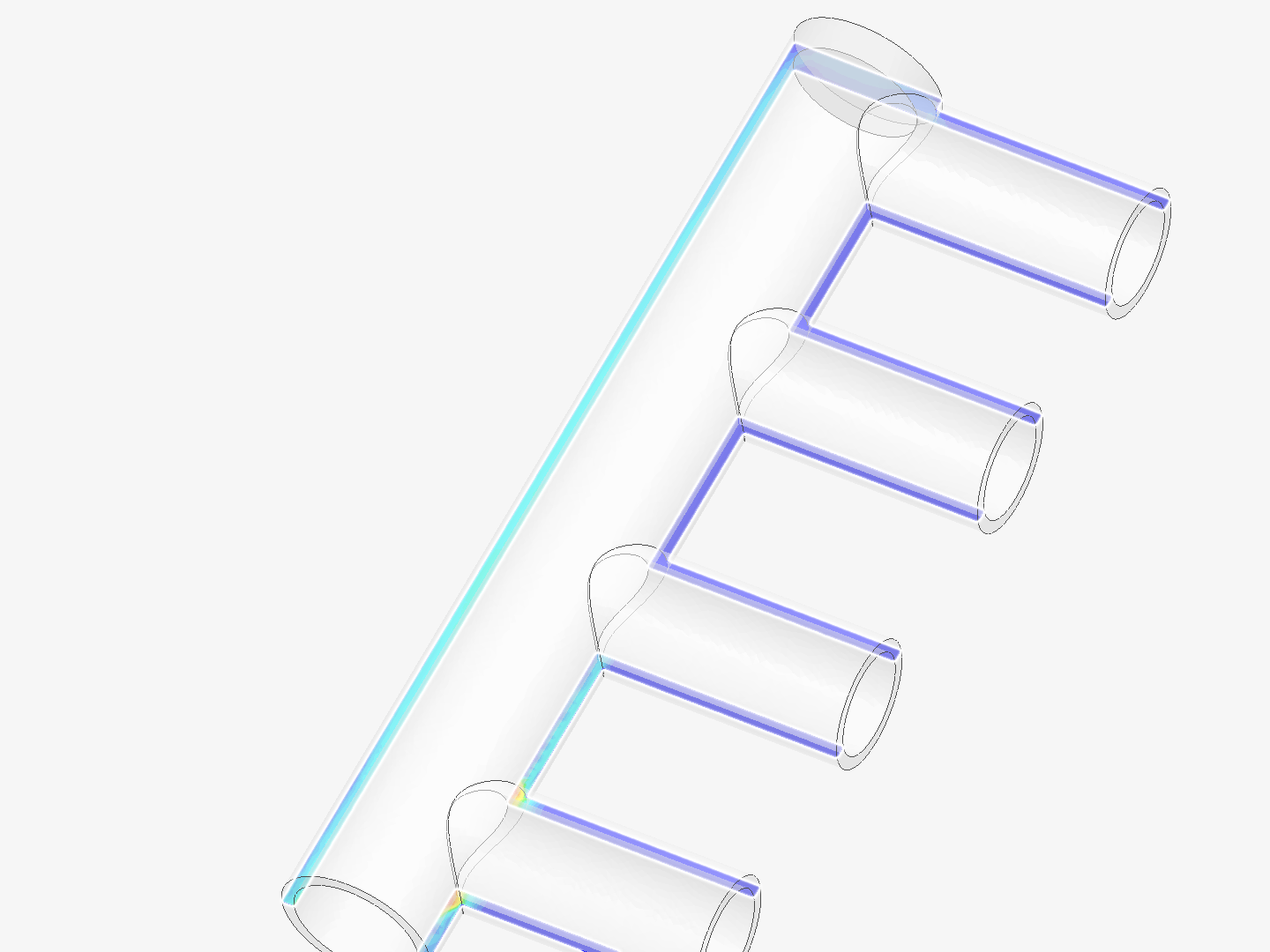 Flow inside canopy by AlejandroCabria | SimScale...