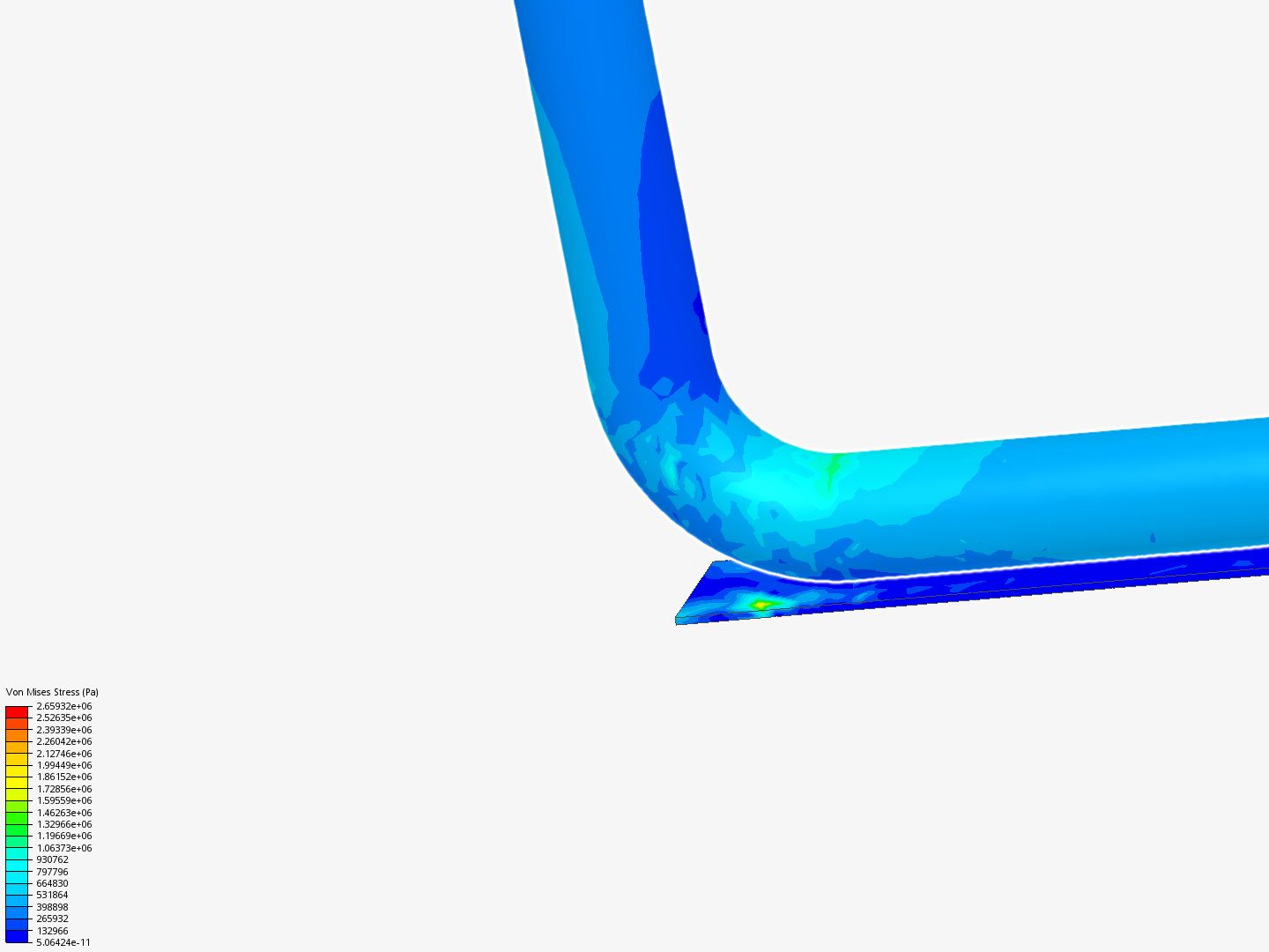 pipe WSP line Failure analysis by Ammar2326 | SimScale...