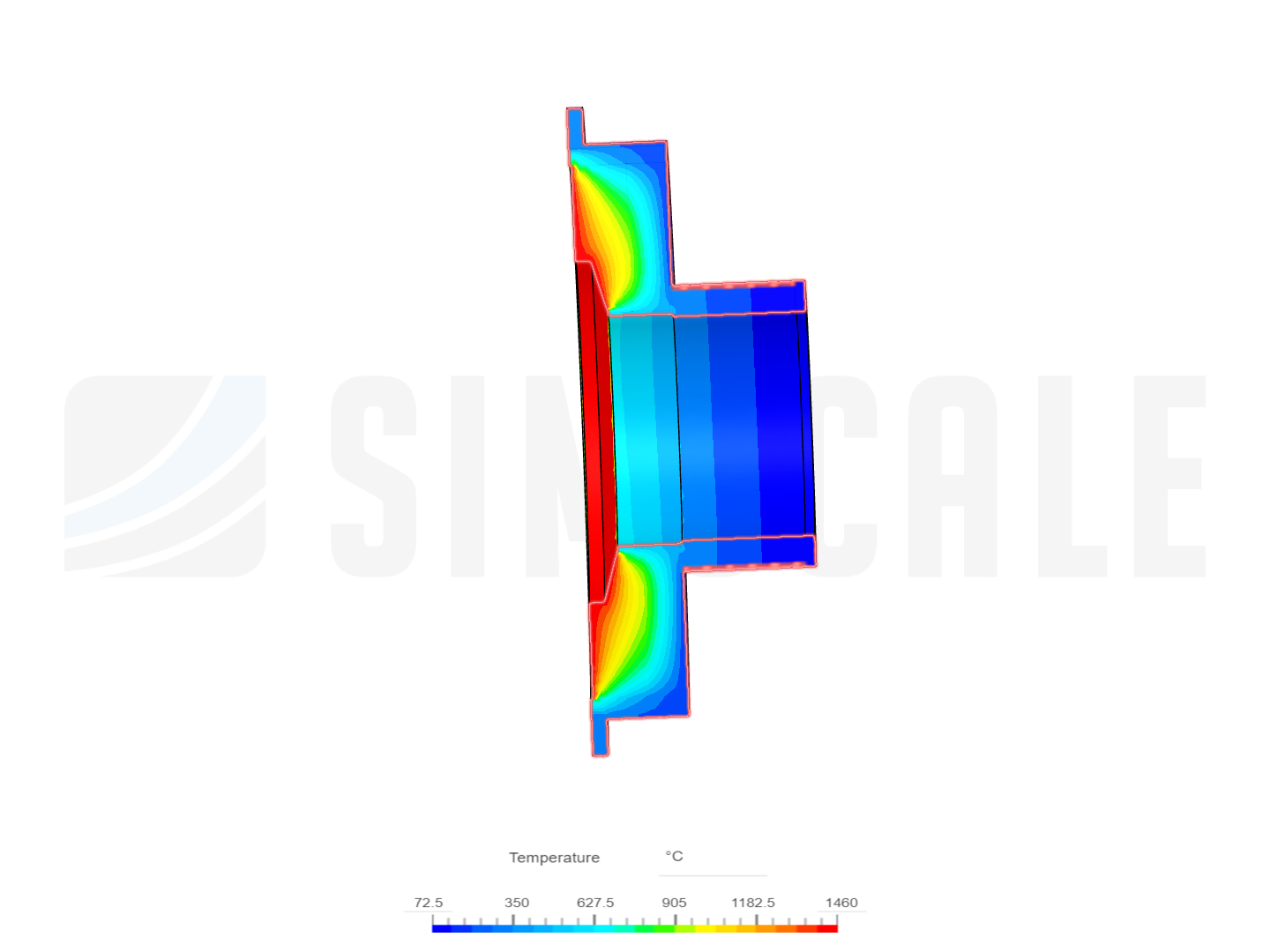 Windbox thermal image