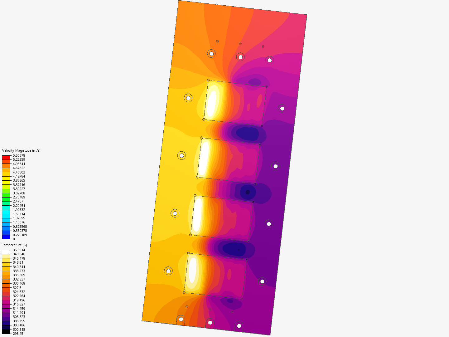Cold Plate simulation image