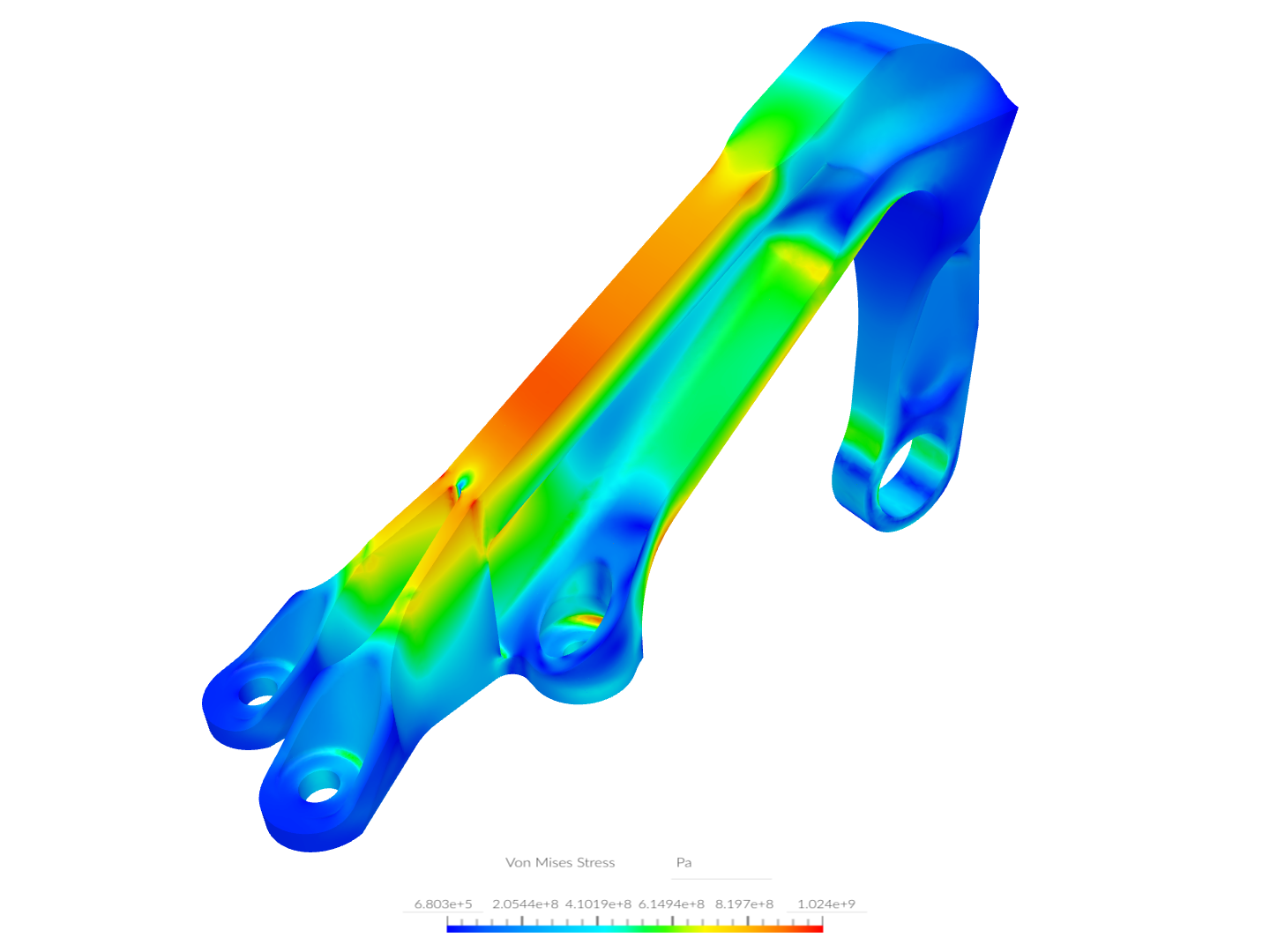 My Project - FEM Linear, Nonlinear Analysis & Post-Processing Training - Bearing Bracket Analysis - Copy image