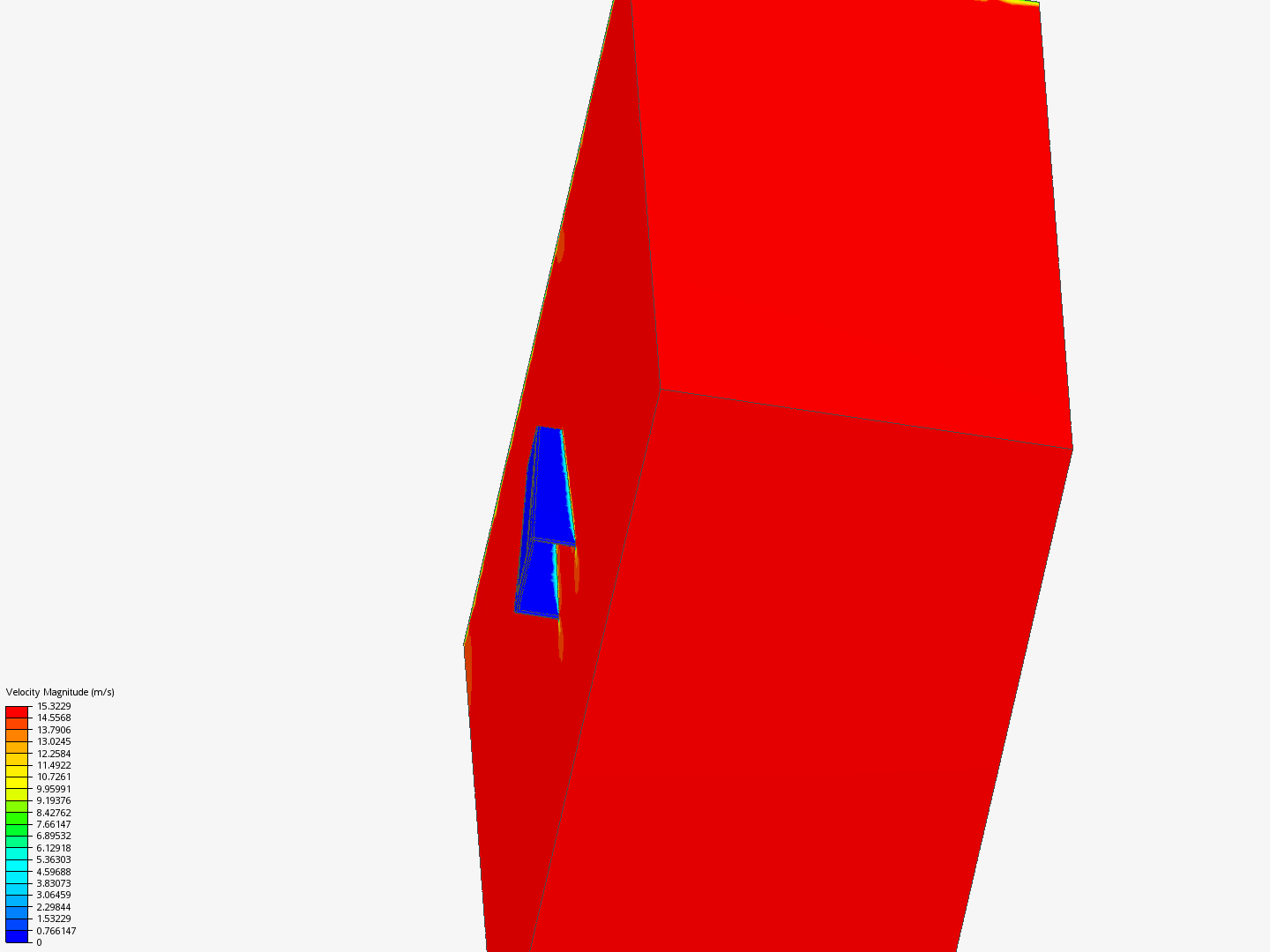 Fluid analysis on an MHD thruster image