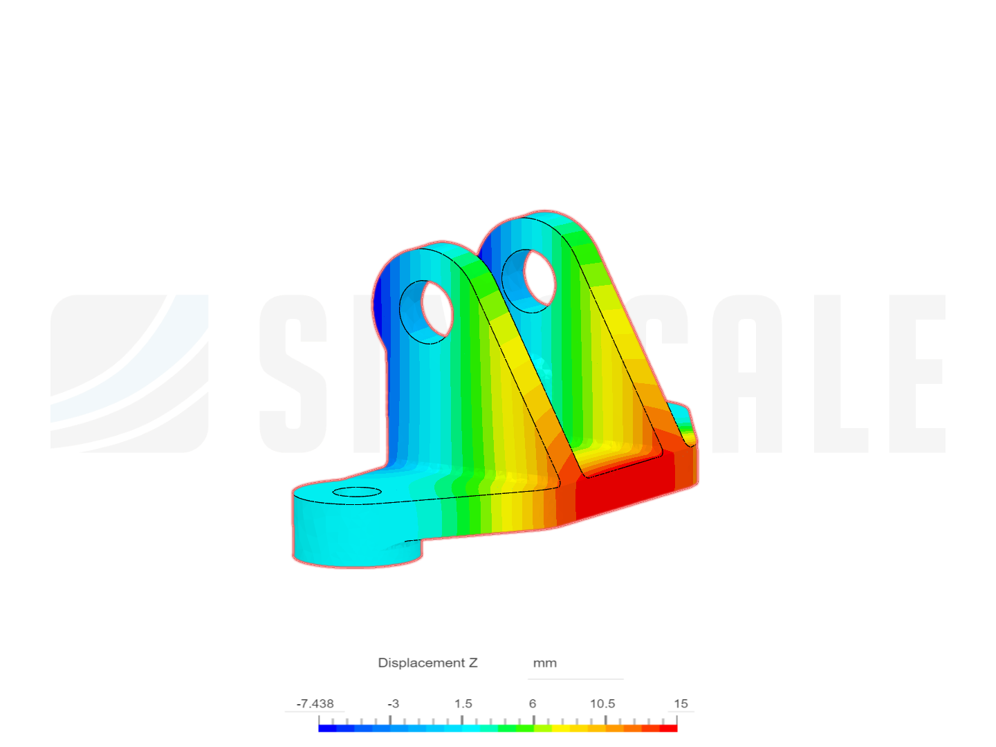 Bracket Static Simulation image