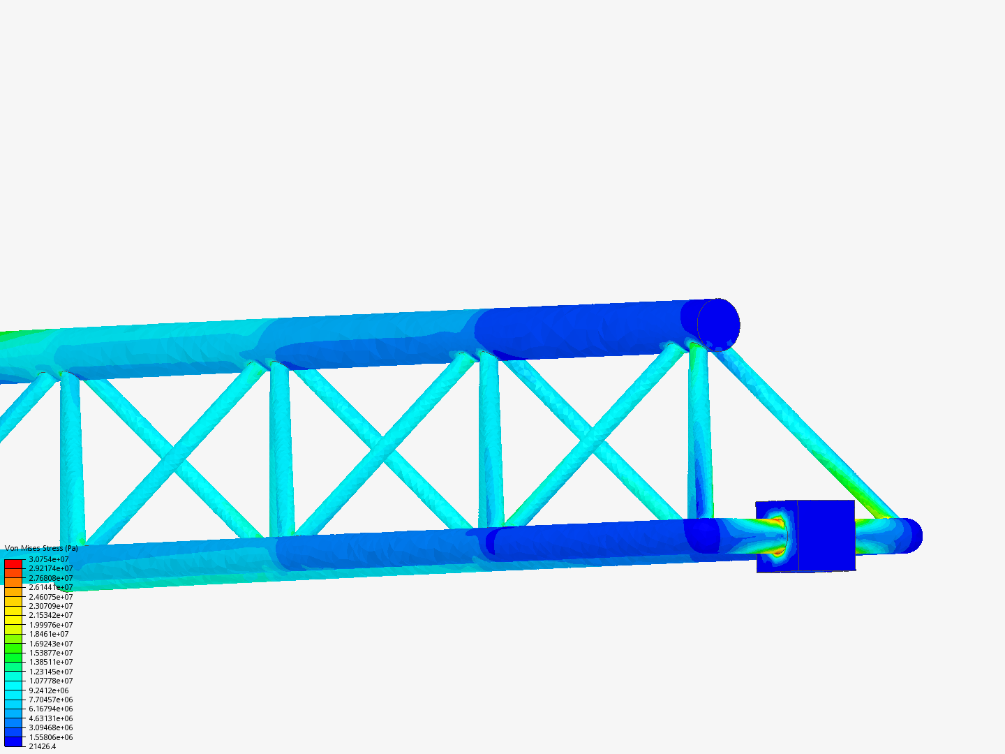 Tutorial - Linear static analysis of a crane by Dragoun | SimScale