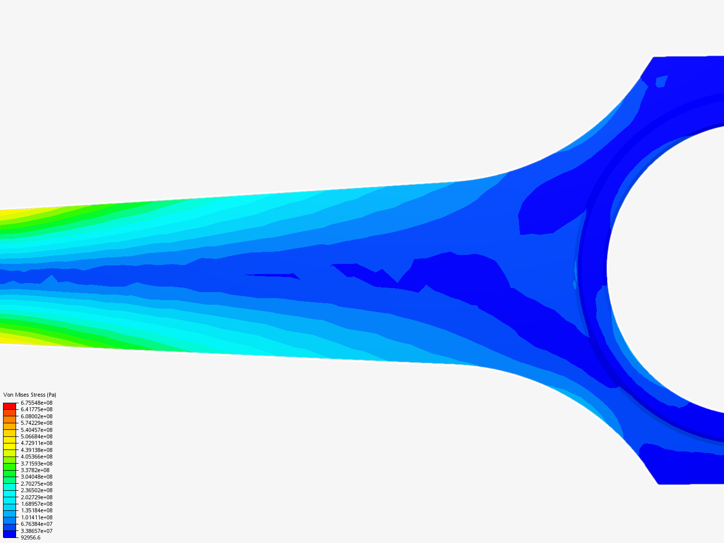 Tutorial 1: Connecting rod stress analysis by FilipPetro | SimScale