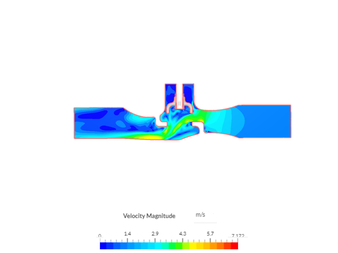 Simulation of Flow control valve - METU NCC image