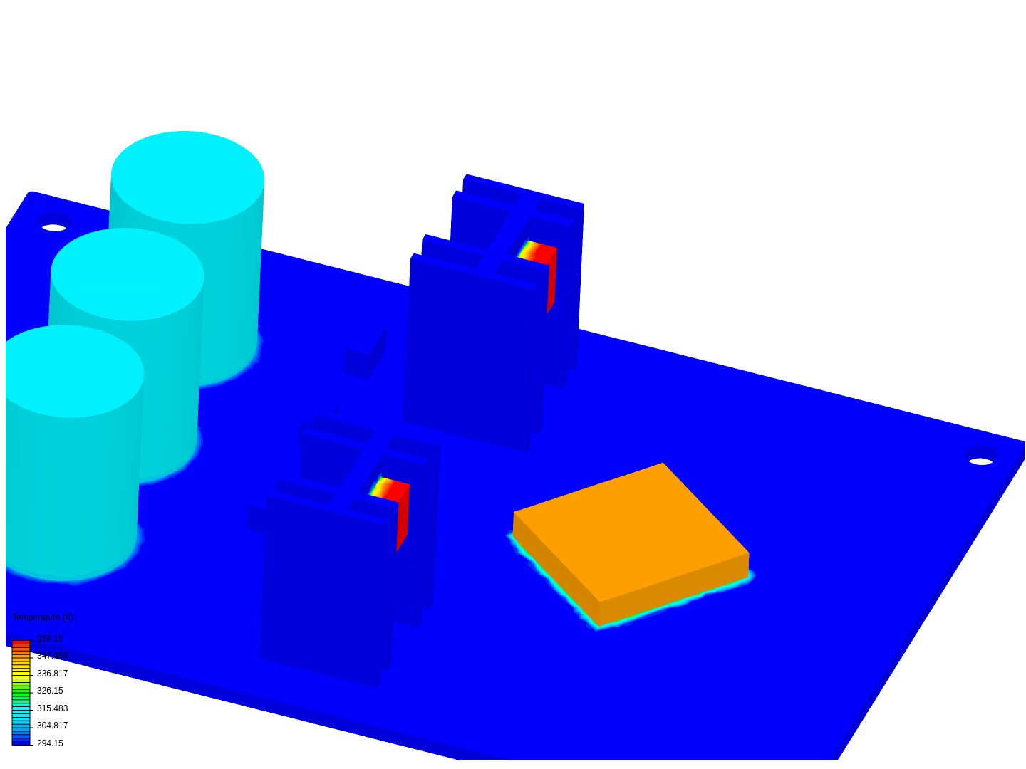 Electronic cooling 2 by HeNeos | SimScale