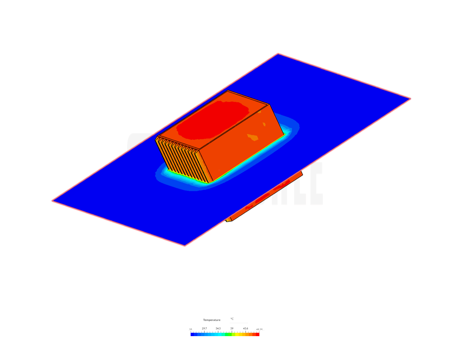Inductor case cfd image