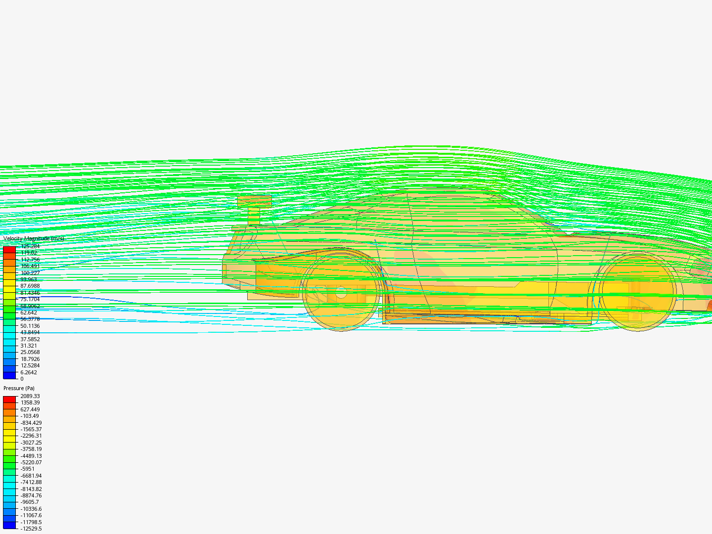aero test large rear wing by Jacob2010 | SimScale