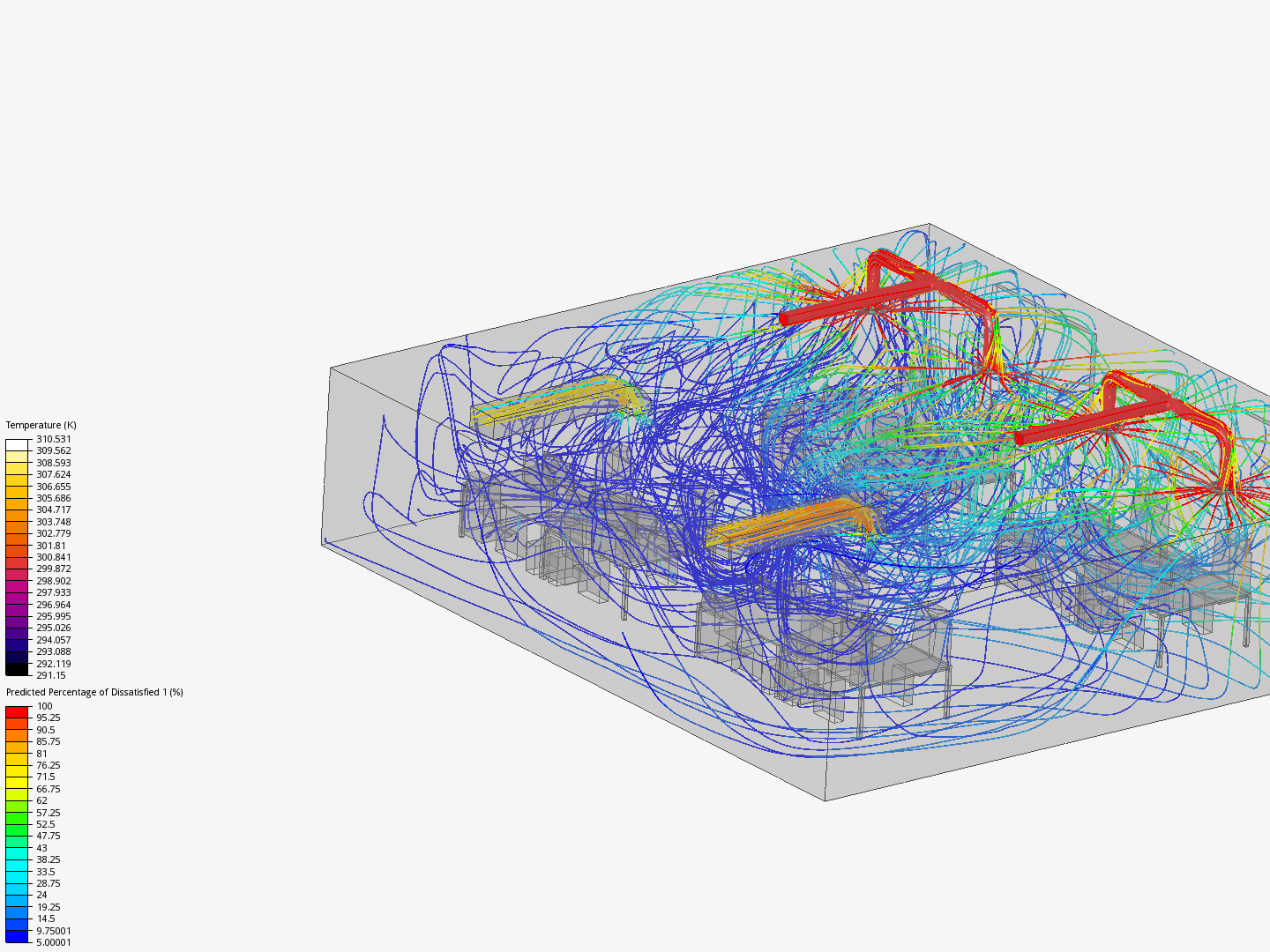 Enhancing office ventilation by JeWa | SimScale