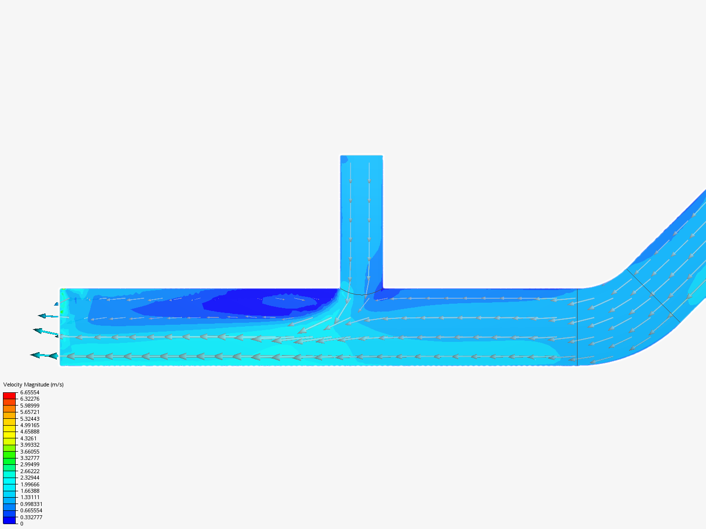 Tutorial 2: Pipe junction flow by JiKen | SimScale...
