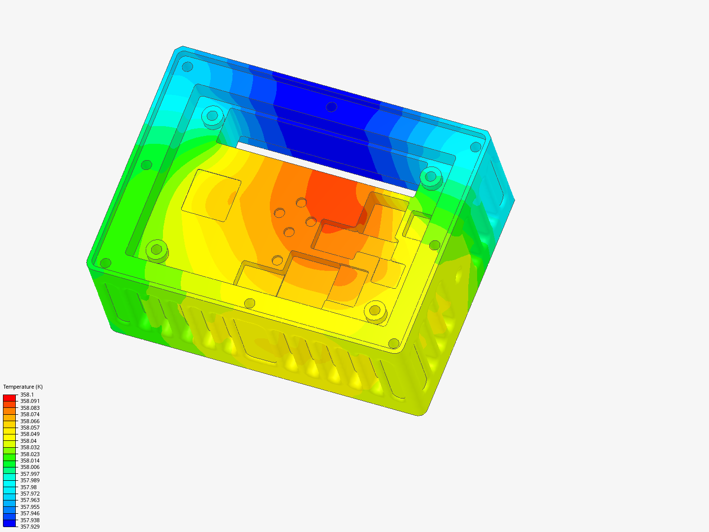 IP cam Thermal analysis image