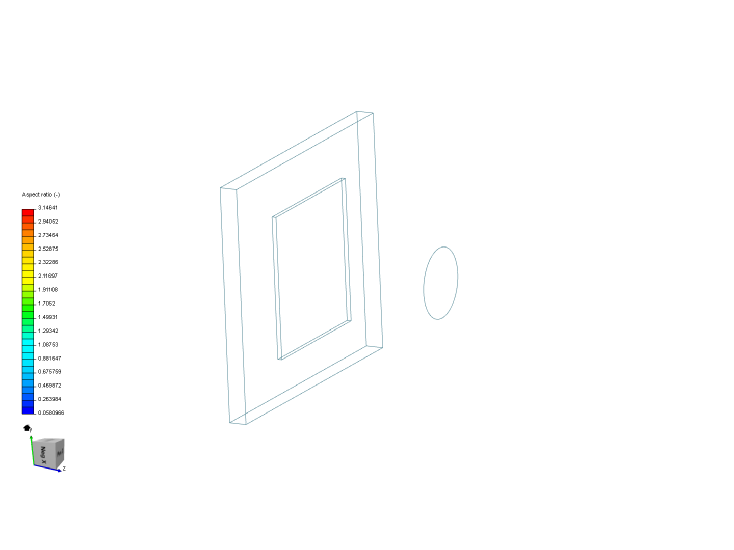 Round to rectangular duct image