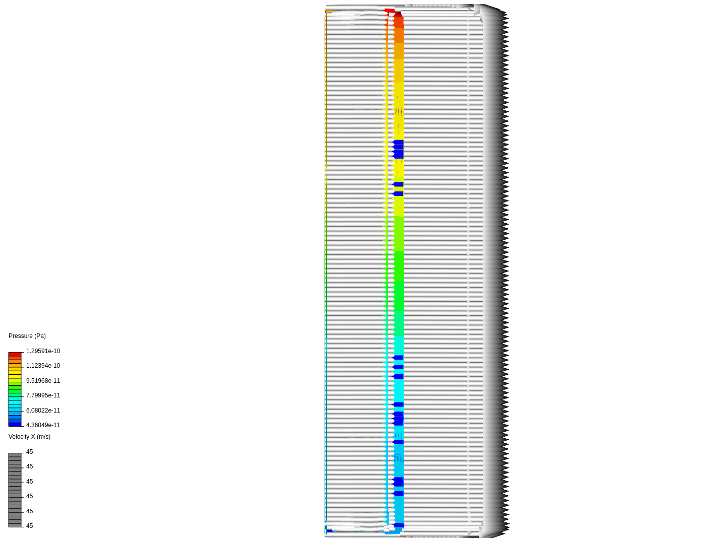 LDC GT Wing 2000mm  CFD image