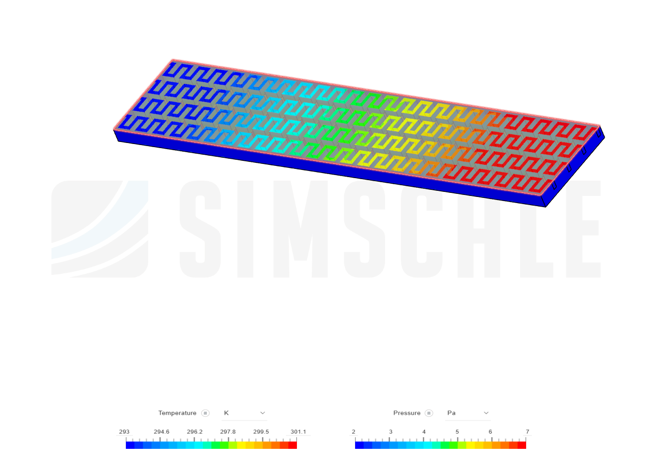 Coldplate conjugate heat flow by mdistiaque simscale