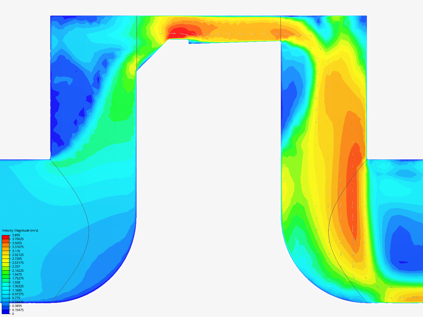 RF Flow Inlet-Ridge-Angle by Mani87 | SimScale