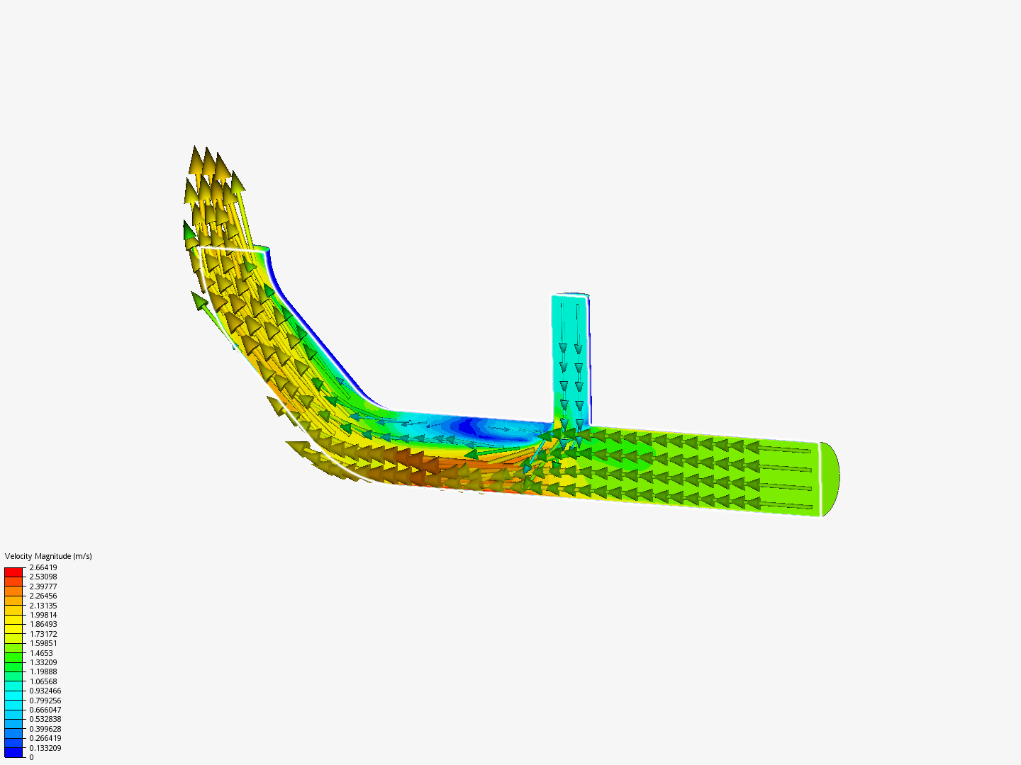 Tutorial 2: Pipe junction flow by MechaMAKS | SimScale