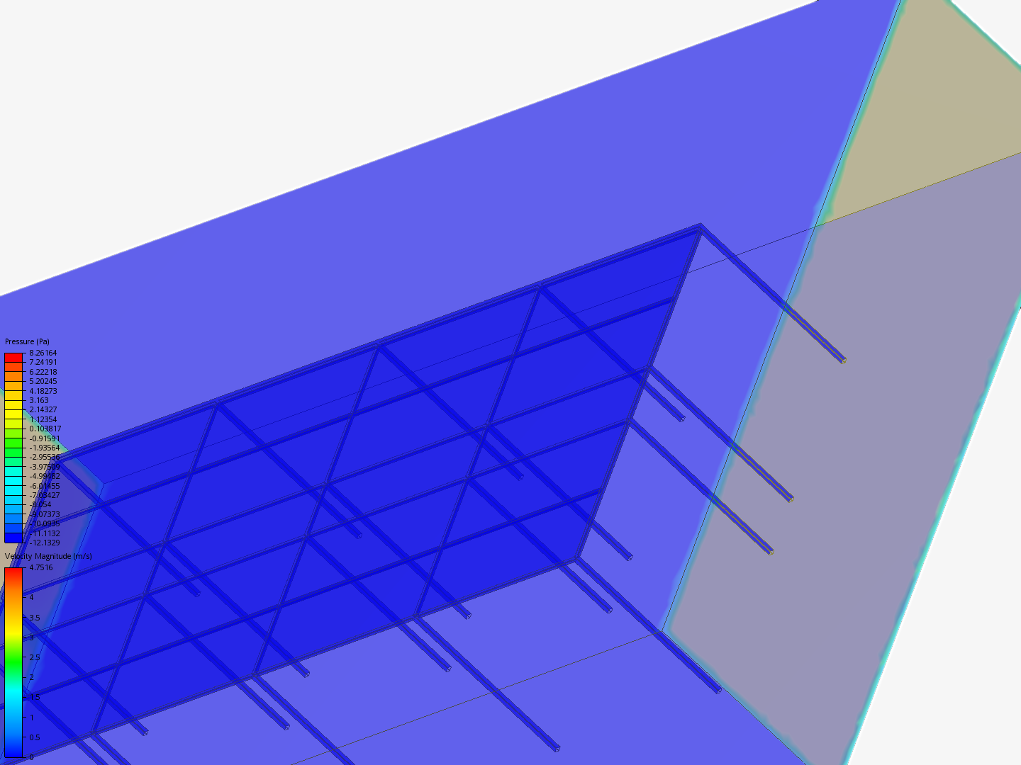 Car Port Loadings by MichaelB | SimScale...