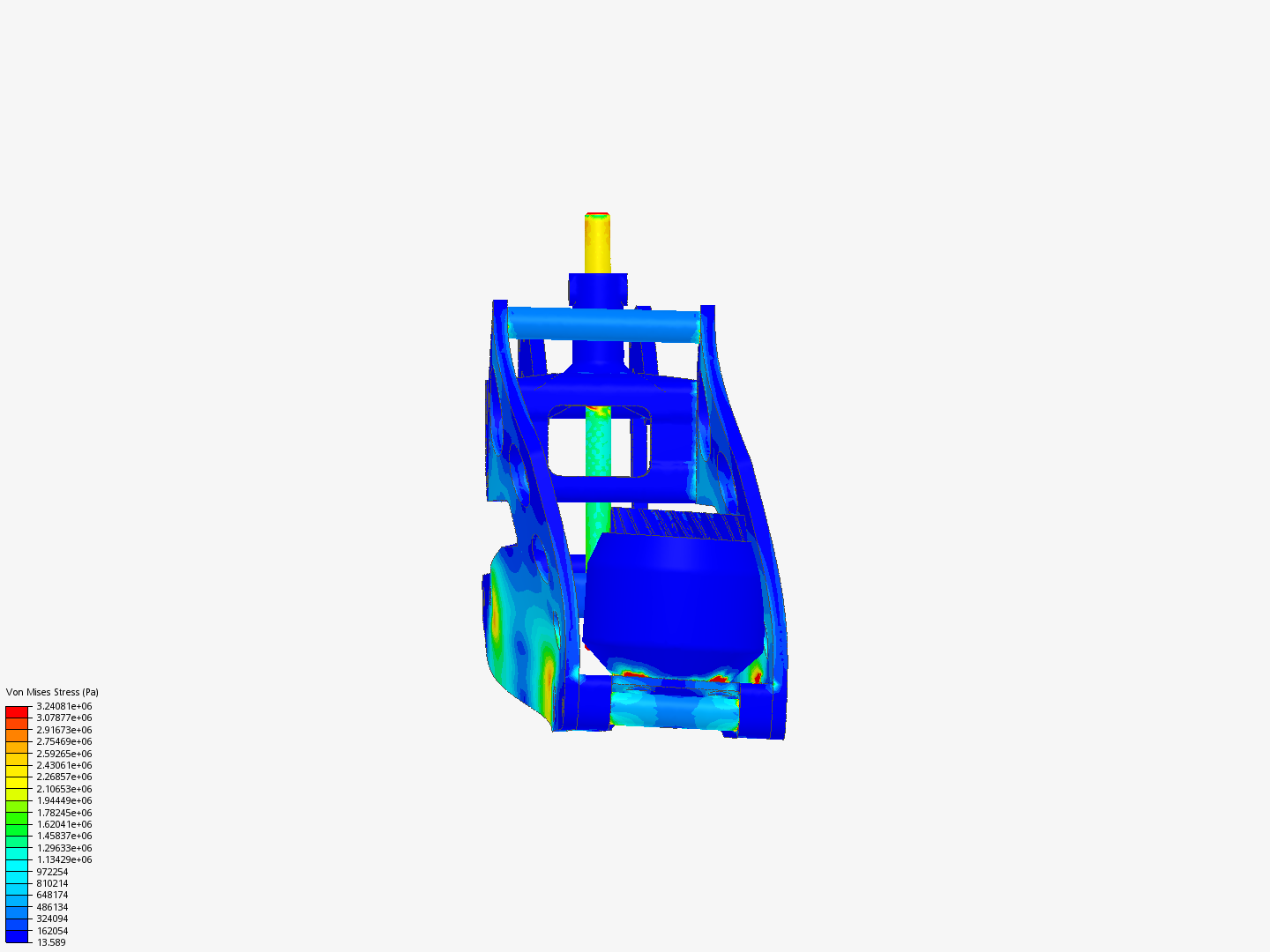 Carbon Chassis Stress Test by NJeffreys SimScale