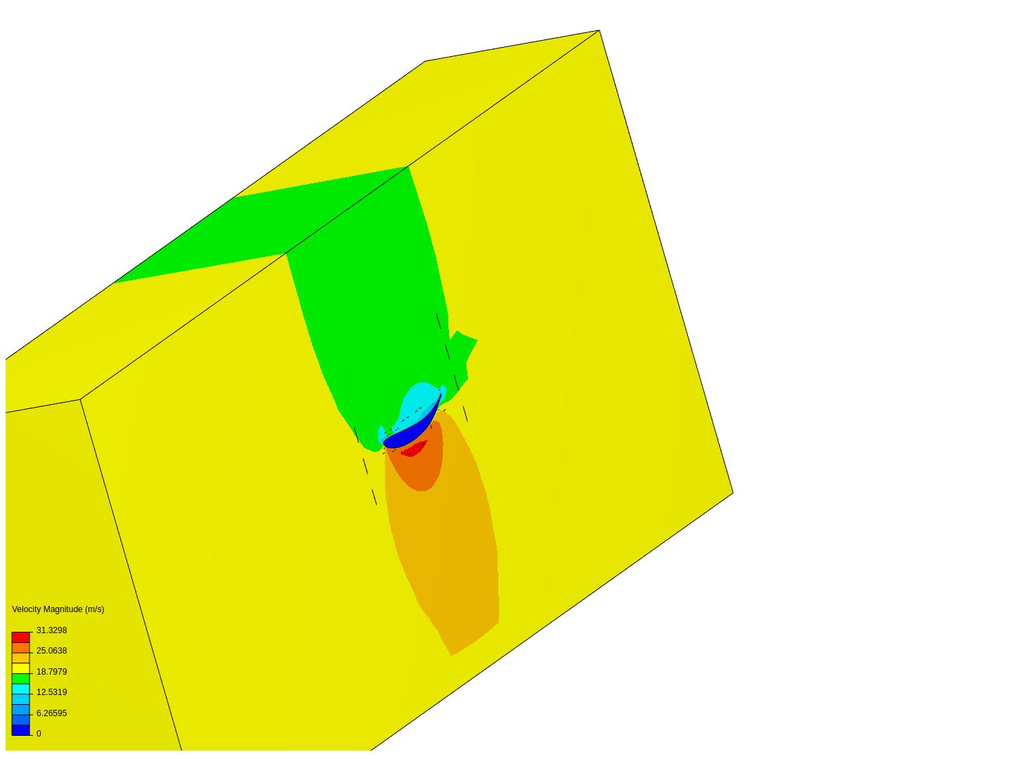 Curved flap by Nickda | SimScale