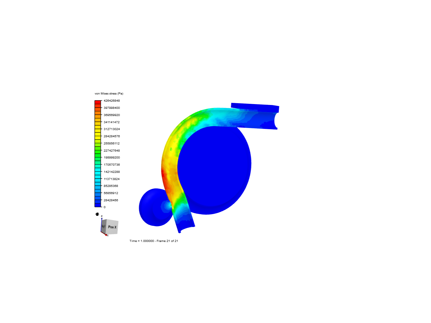 Aluminium pipe (bending process) by NicolasSimScale SimScale