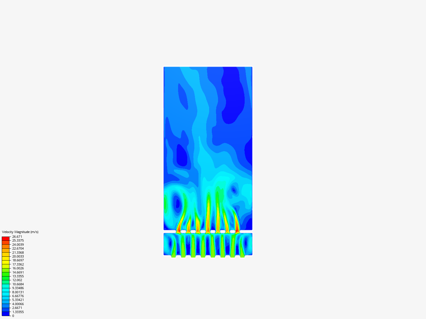 Lab Flow simulations by Nnaidoo SimScale