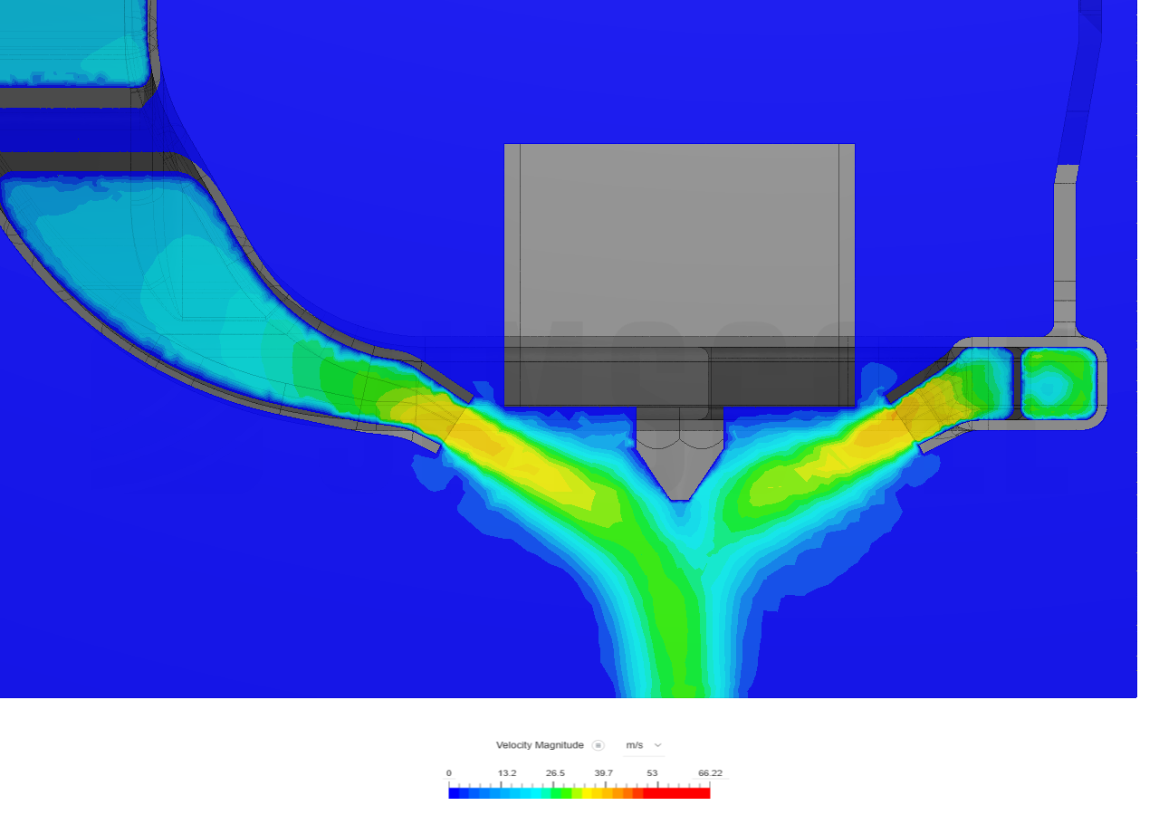 CEnder 3 v3 se L duct airflow sim - 001 by Pivex | SimSc...