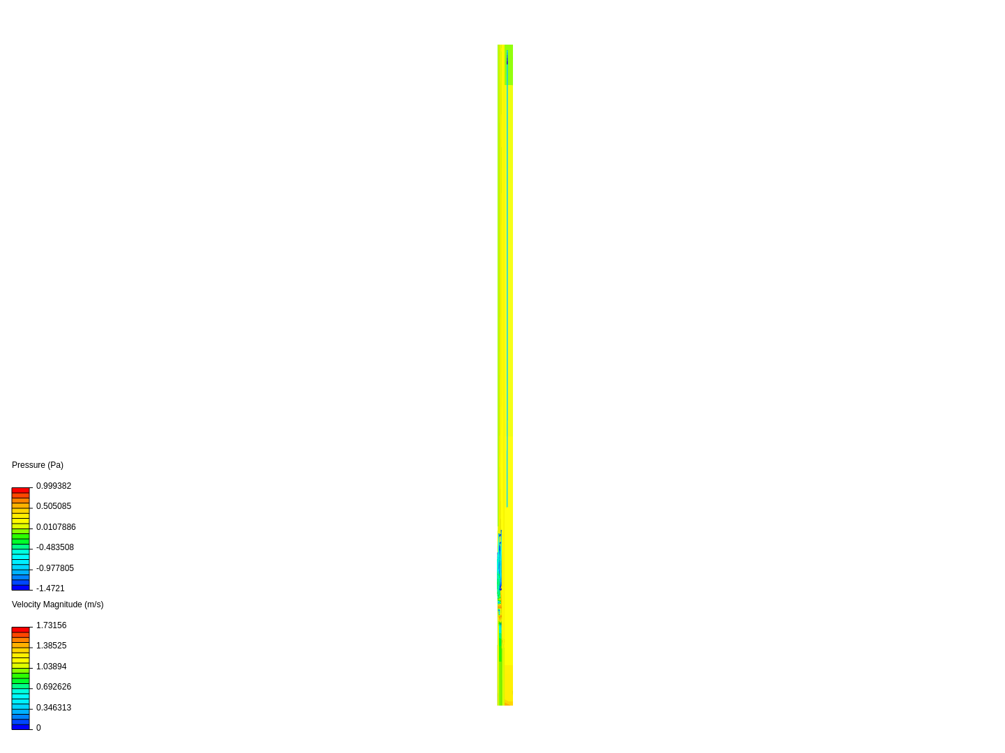 Laminar flow through a pipe 1Pa image