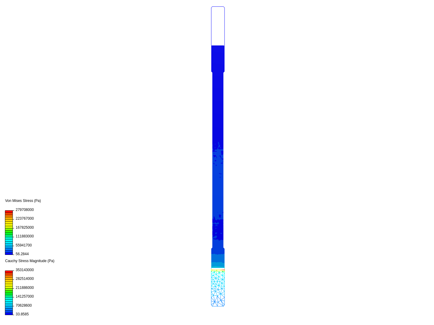 Stress analysis in a spanner image