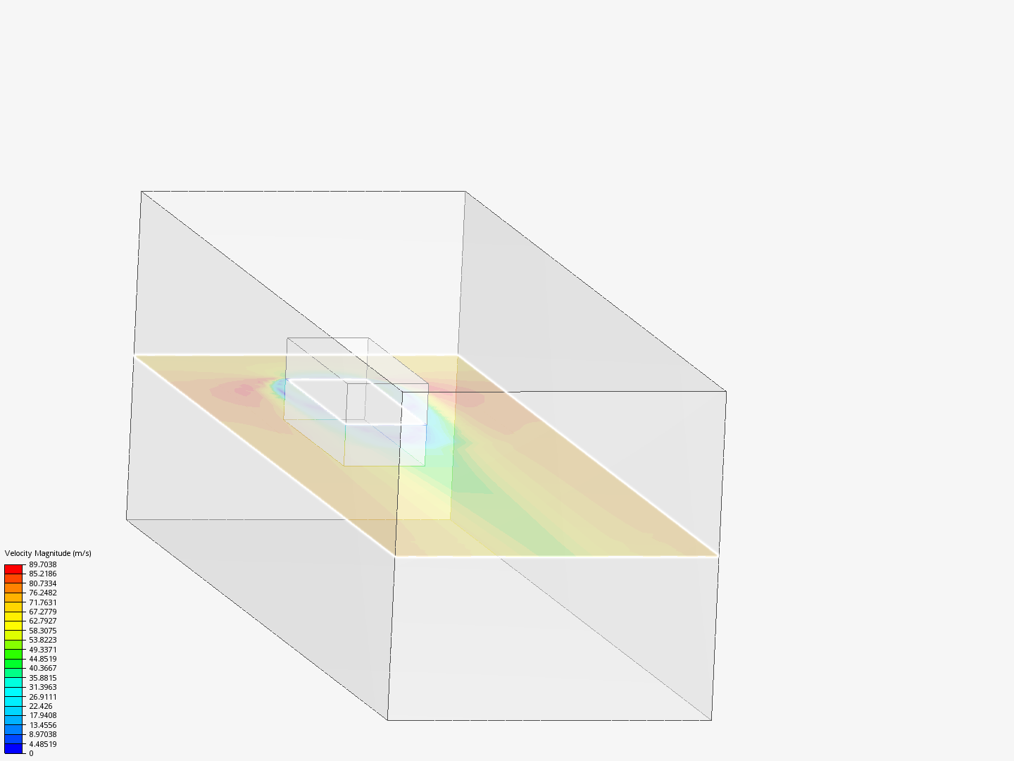 Basic Cube Simulation by SebReeb | SimScale...