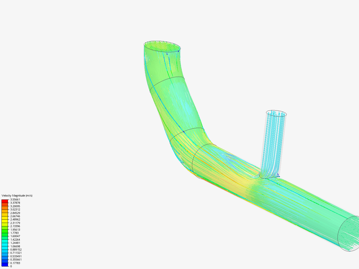 Tutorial 2: Pipe junction flow by Shannow | SimScale