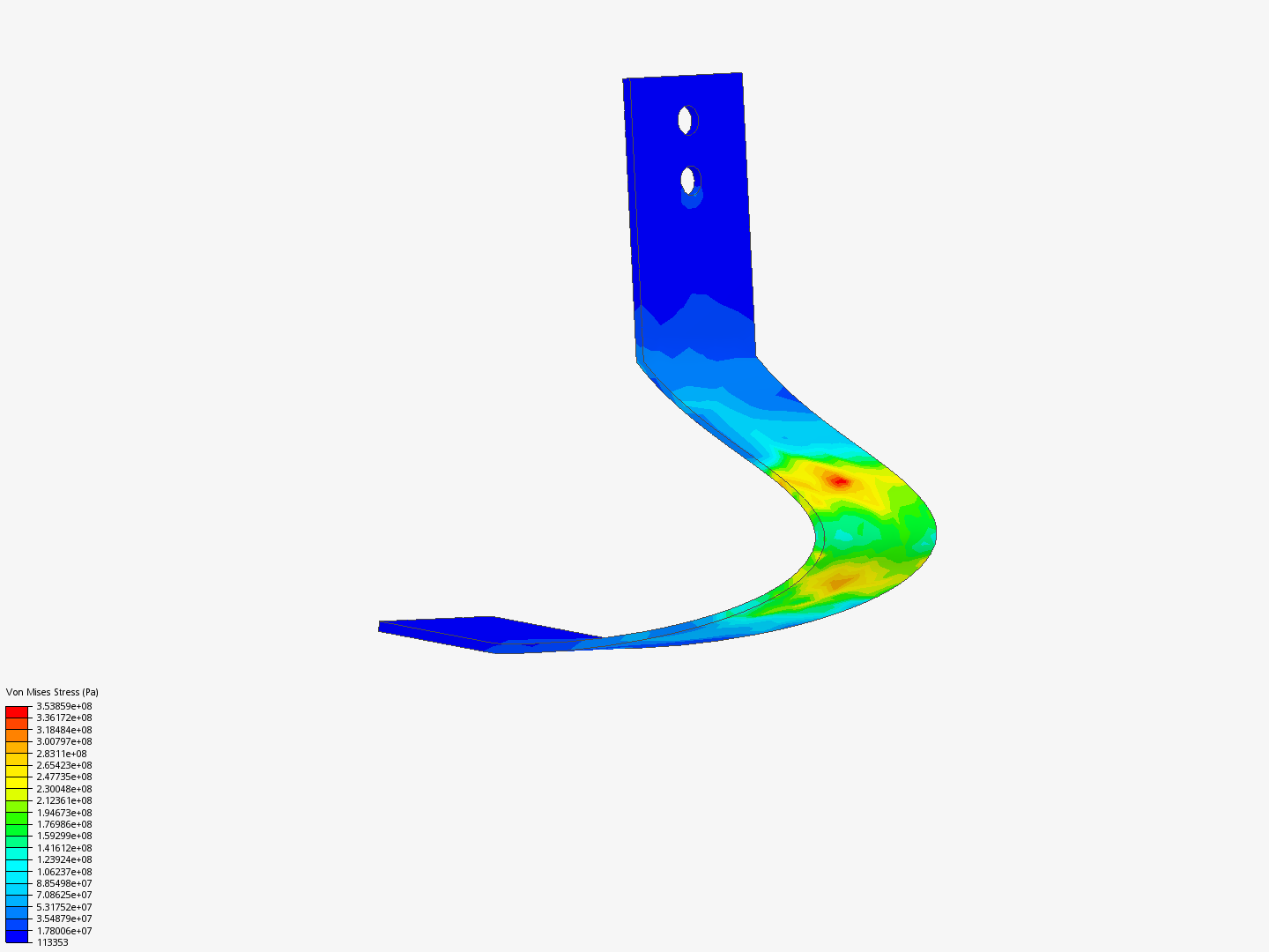 Tutorial 1: Connecting rod stress analysis by Shellinos | SimScale