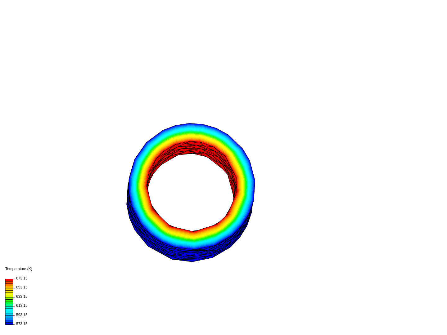 Conductive heat transfer through an annular cylinder image