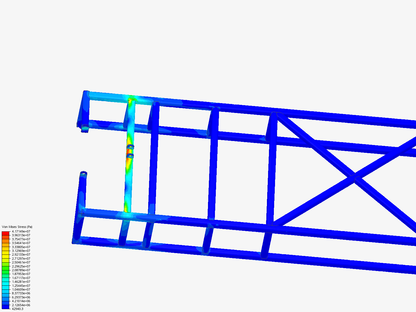 FEA of chassis image