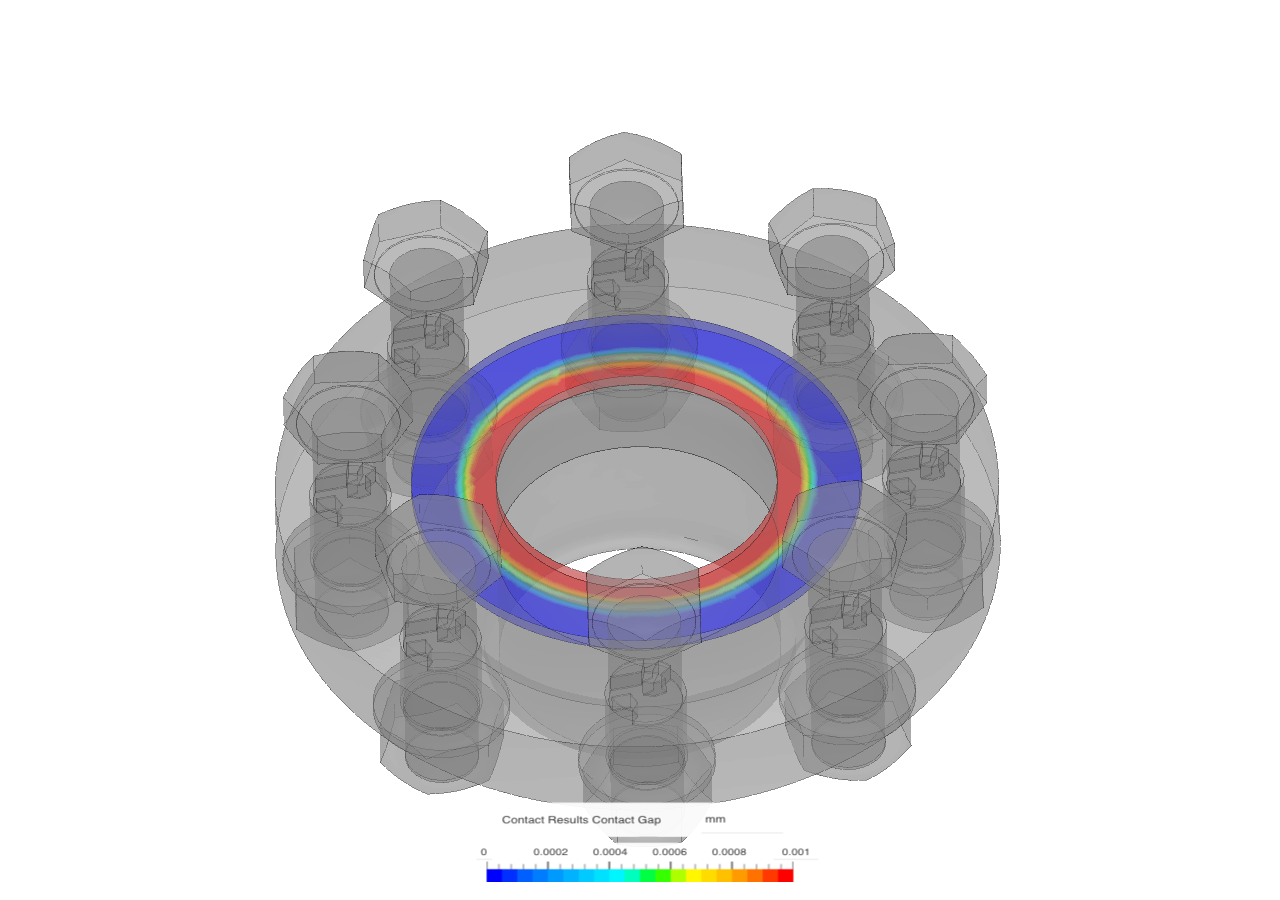 Bolted Flange with Sweep Mesh image