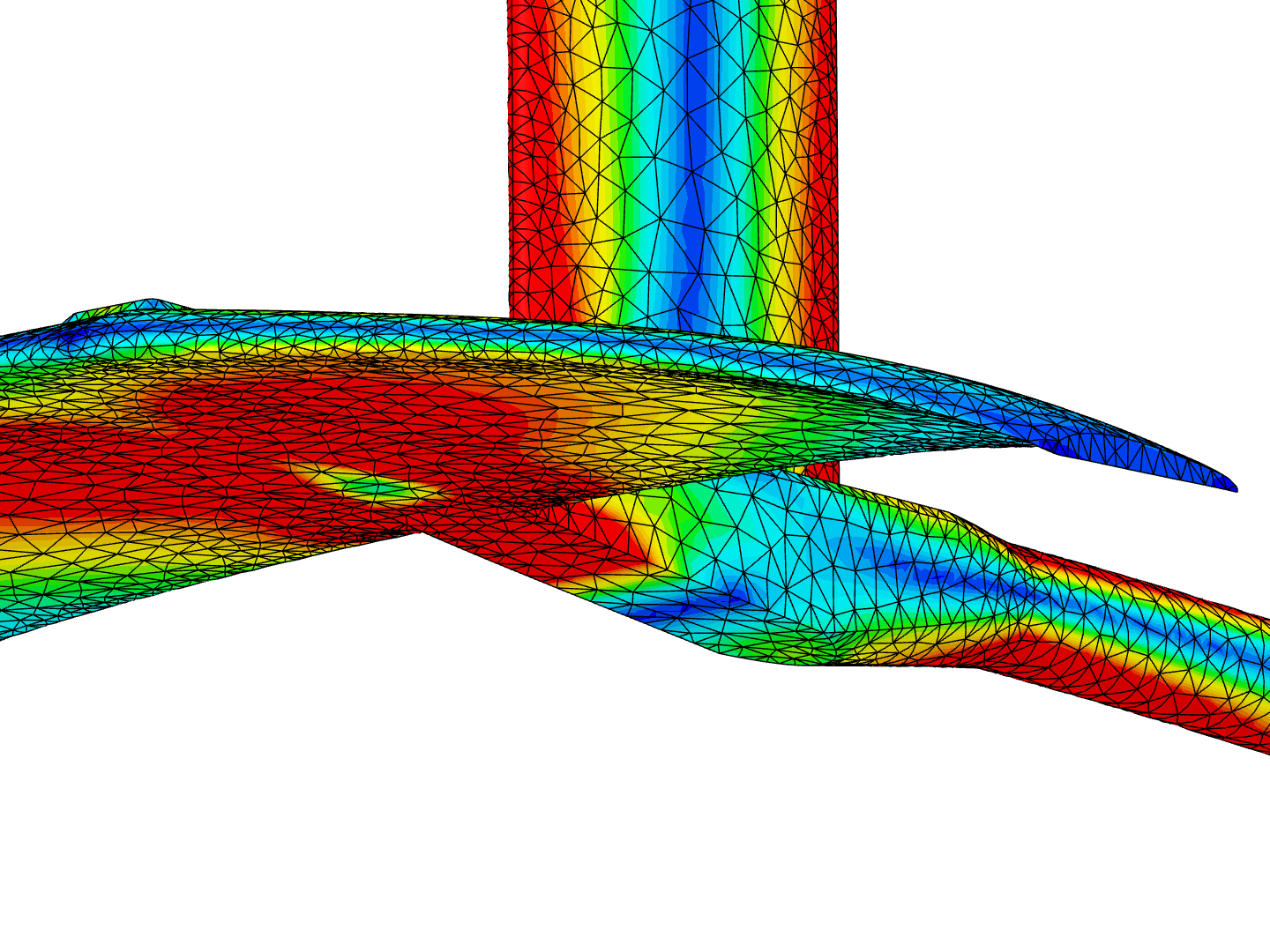 Hydrofoil - SimScale Public Demo image