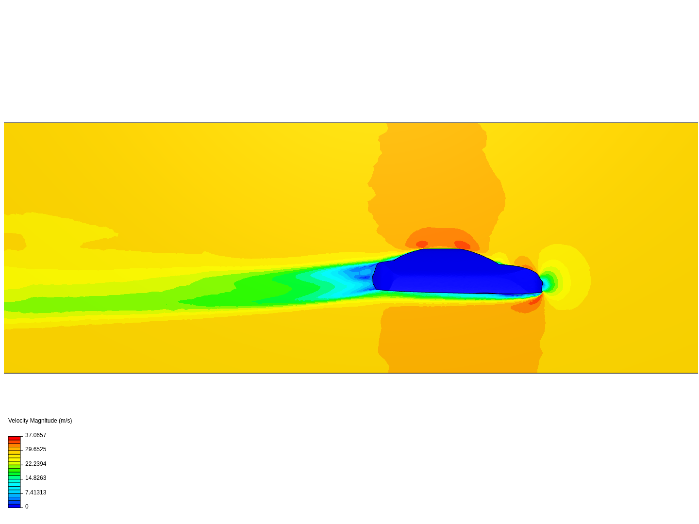 Normal Sedan - Compressible simulation image
