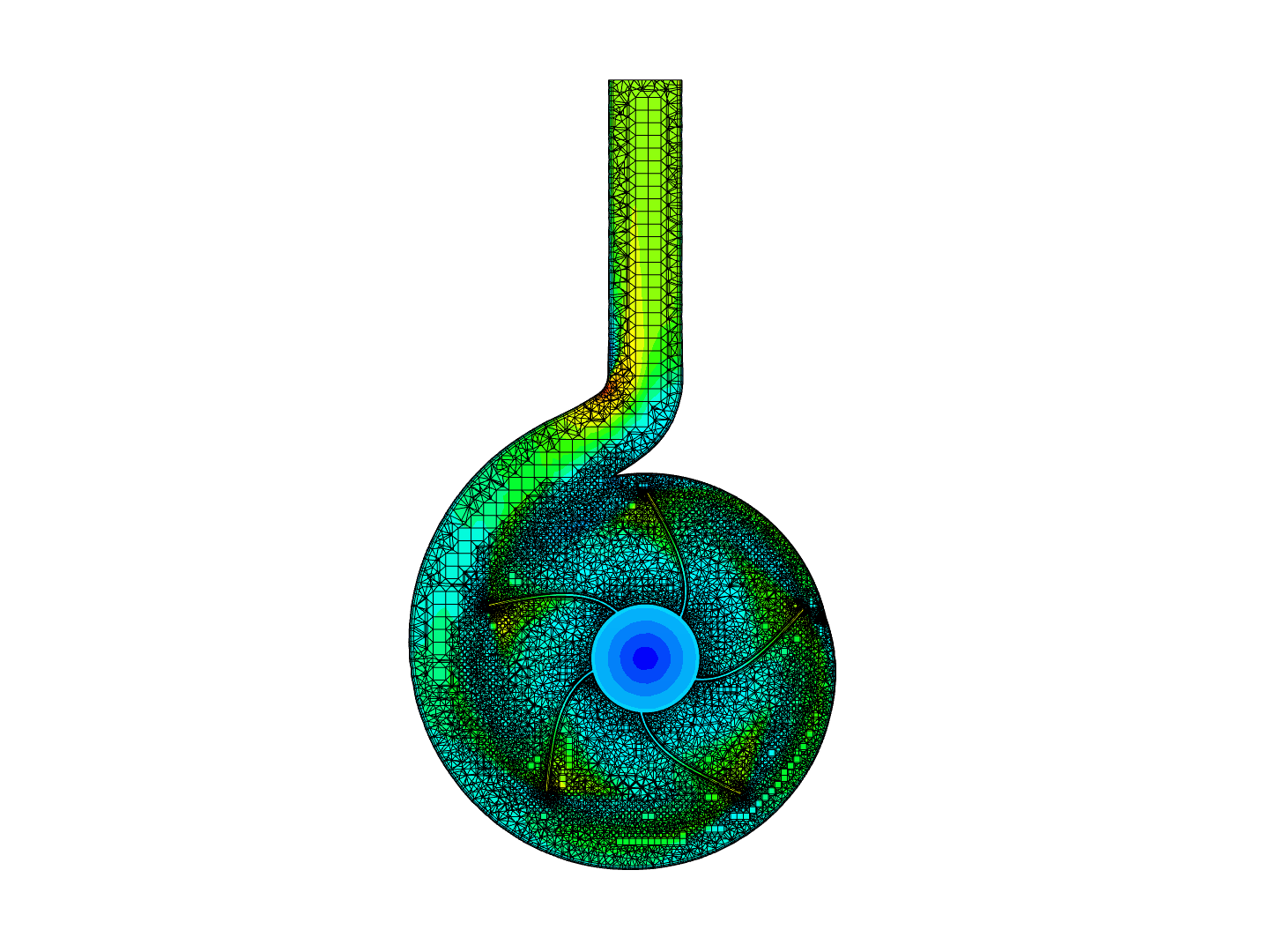 Coursera Pump simulation by Thomaskutty | SimScale