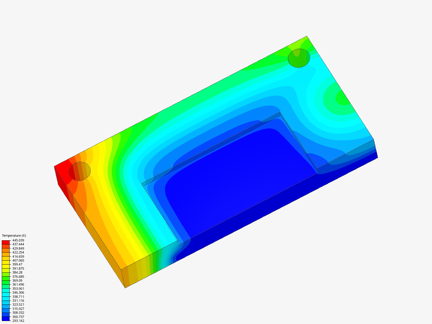 CAVITY COOLING SIMULATION WITHOUT LATERAL by a82429 | SimScale