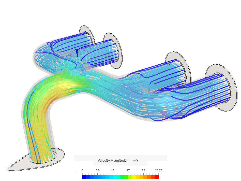 CHT V2.0 Analysis on an Exhaust Manifold by aadil1815 SimScale