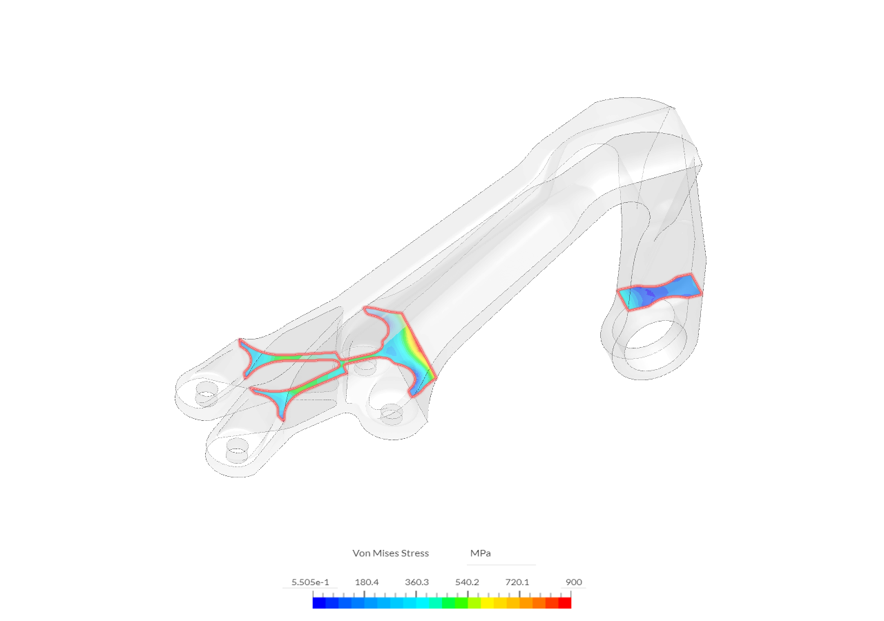 FEA Linear-Nonlinear Analysis-Bearing Bracket image
