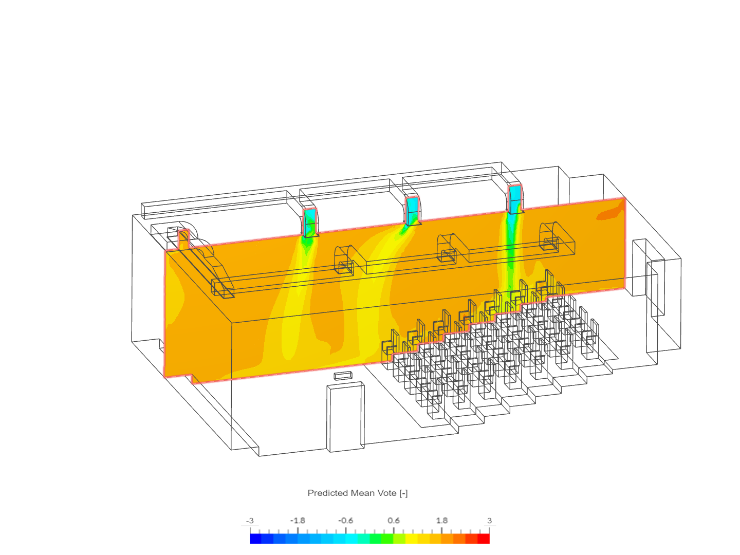 PRODUCT DEMO - Thermal Comfort Analysis in a theater image