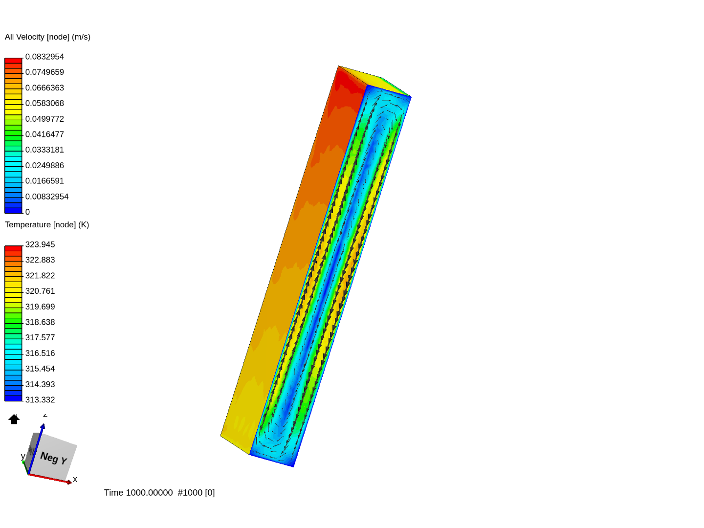 Demo-Double Glass Panel-Flow Heat Transfer with Radiation image