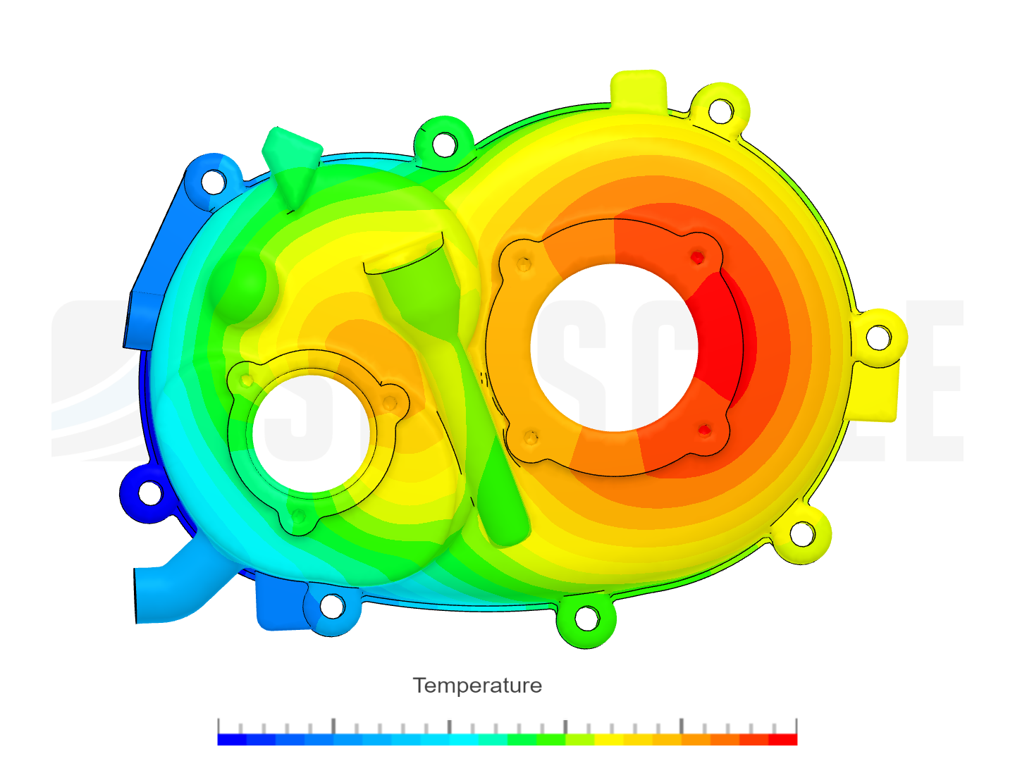 Tutorial: Thermal Analysis of a Differential Casing image